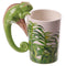 Chameleon Ceramic Shaped Handle Mug SMUG75