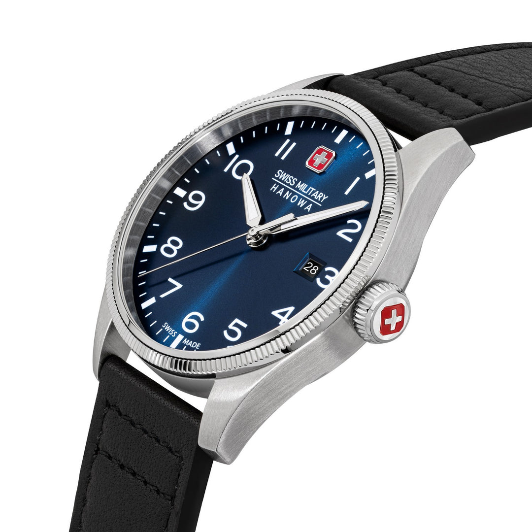 Swiss Military Thunderbolt Black Blue Watch SMWGB0000805
