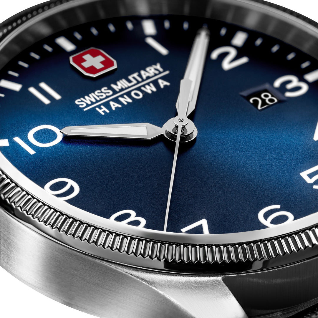 Swiss Military Thunderbolt Black Blue Watch SMWGB0000805