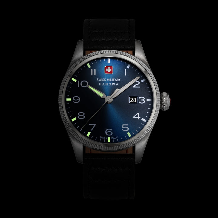Swiss Military Thunderbolt Black Blue Watch SMWGB0000805