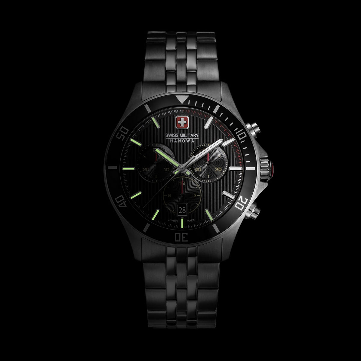 Swiss Military Hanowa Flagship Heritage Chrono 42 mm Black Watch SMWGI0007601