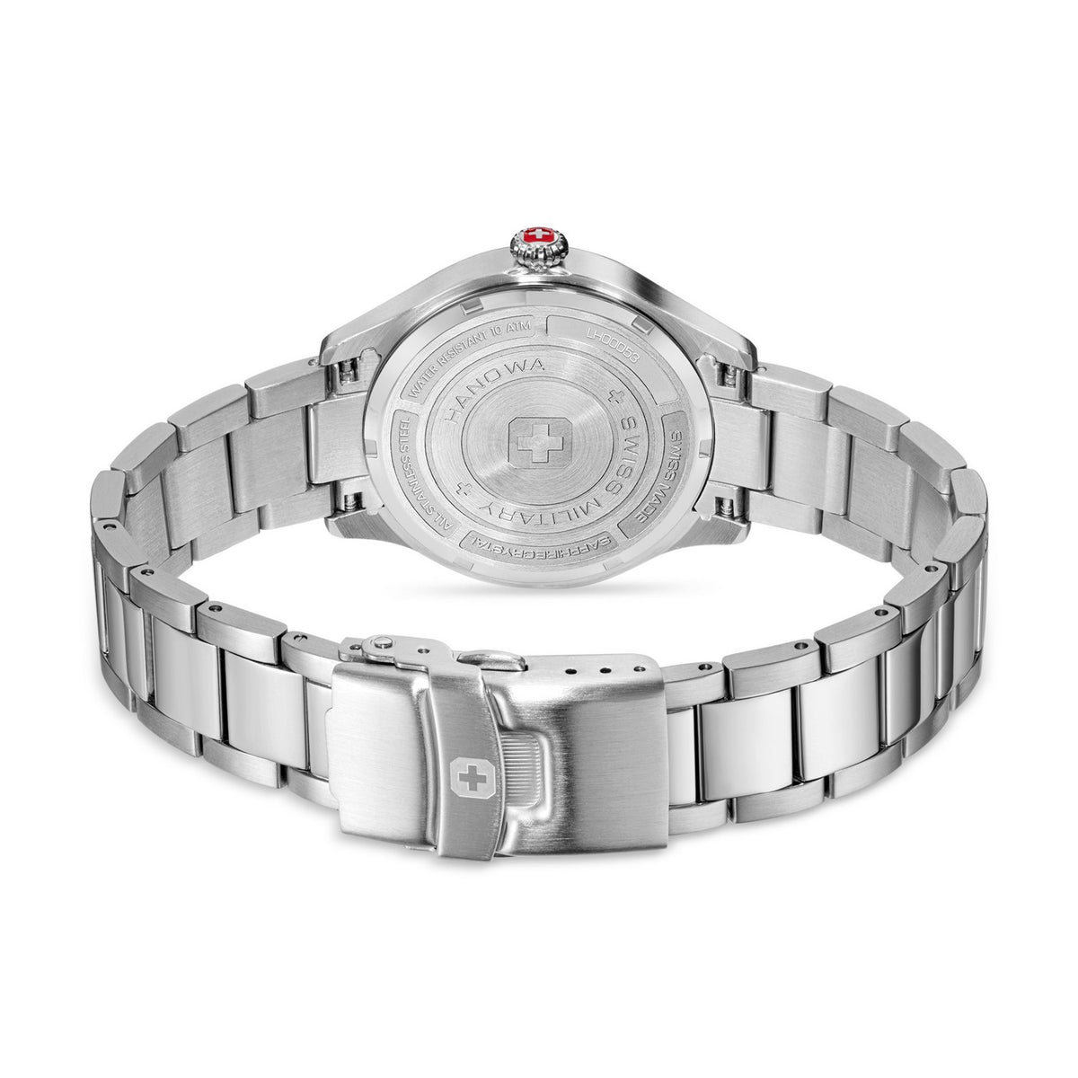 Swiss Military Manta Lady Silver Black Watch SMWLH0005303