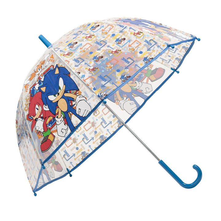 Kids Film And Cartoon Transparent Bell Umbrella 19" Manual Sonic SN7152MC