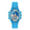 Kids Film And Cartoon Sega Sonic The Hedgehog Blue Flashing Lcd Turquoise Watch SNC4036
