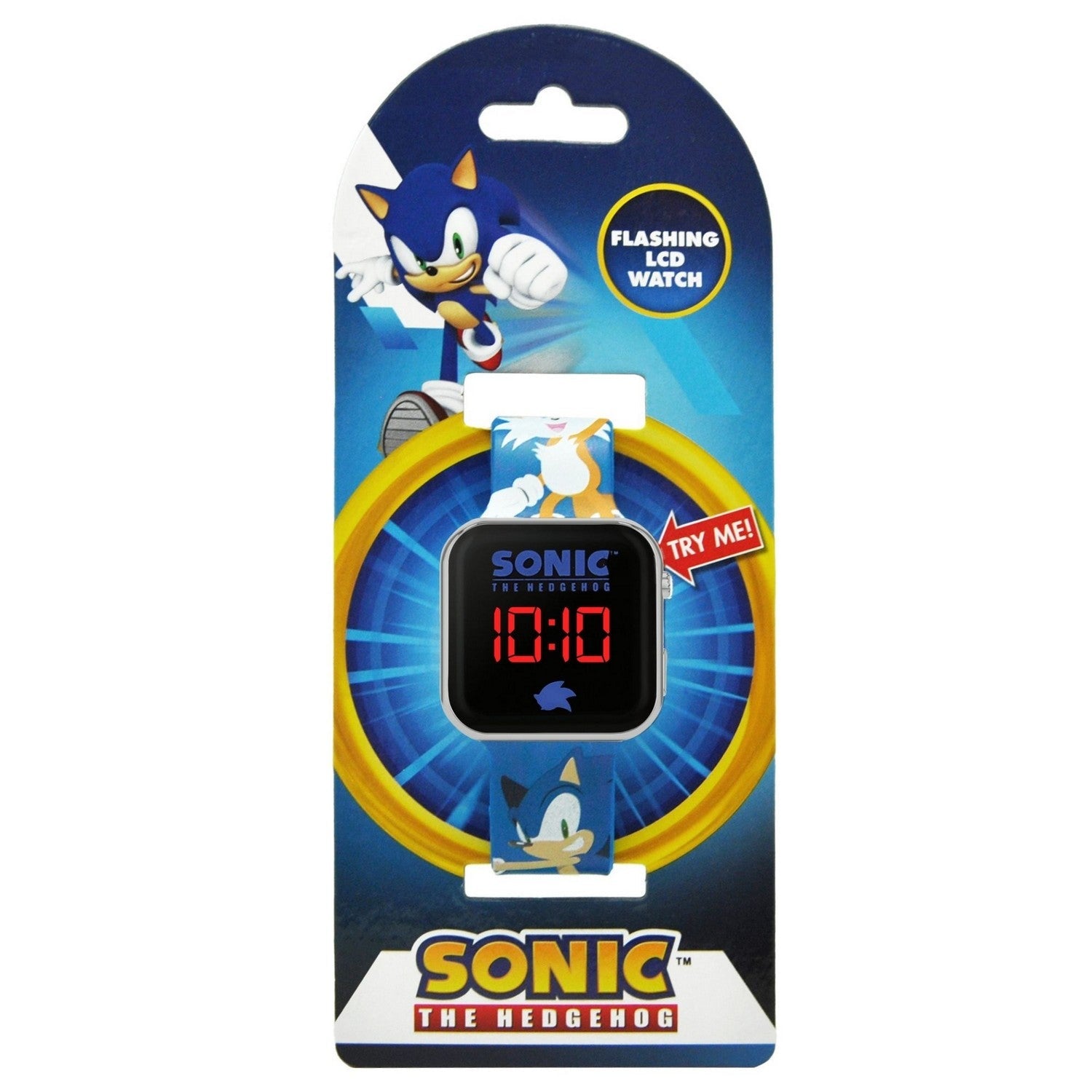 Kids Film And Cartoon Sonic Led Watch SNC4198M
