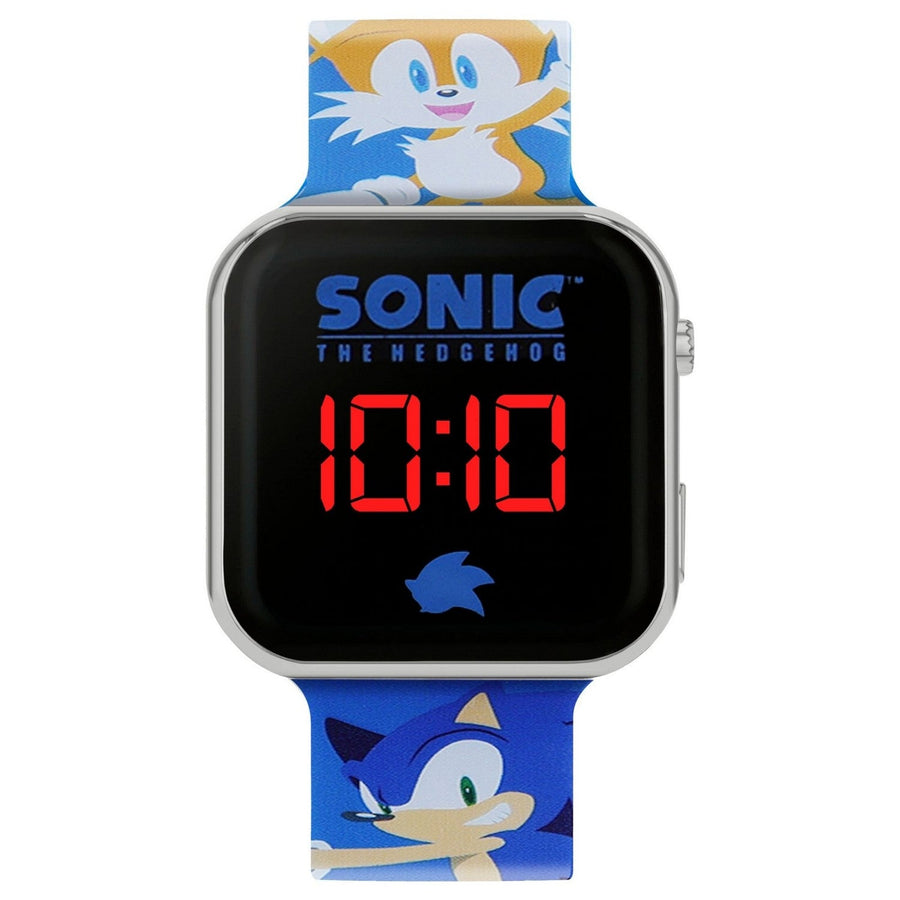 Kids Film Cartoon Sonic Led Watch SNC4198M