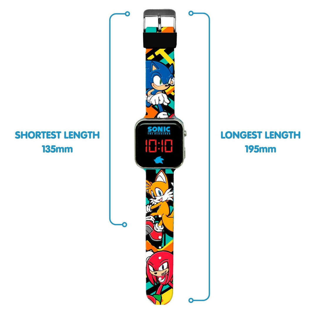 Kids Film And Cartoon Sonic Led Watch SNC4228M