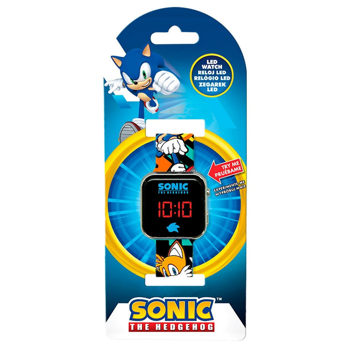 Kids Film And Cartoon Sonic Led Watch SNC4228M
