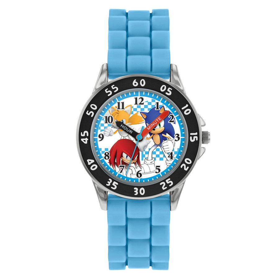 Kids Film Cartoon Sonic The Hedgehog Time Teacher Turquoise Watch SNC9038