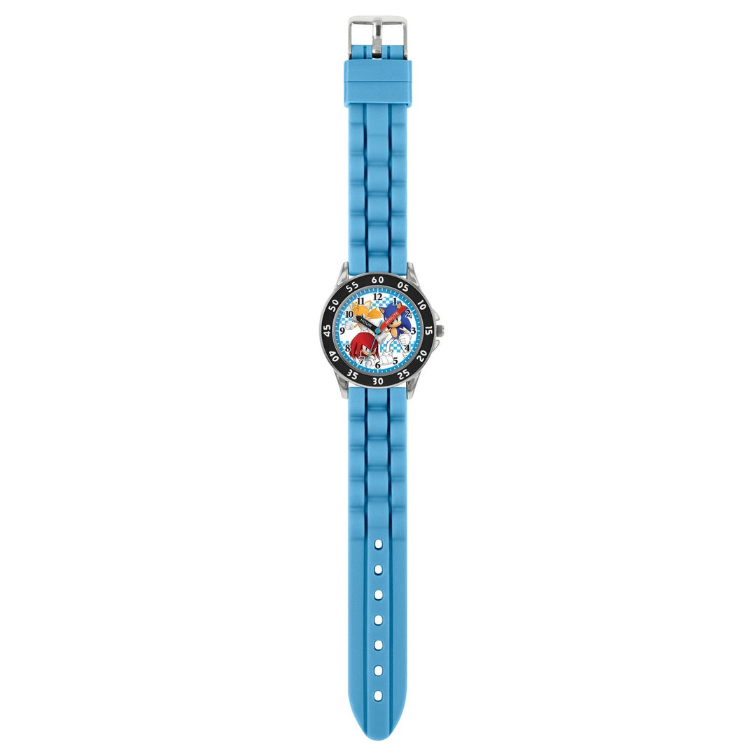 Kids Film And Cartoon Sonic The Hedgehog Time Teacher Turquoise Watch SNC9038