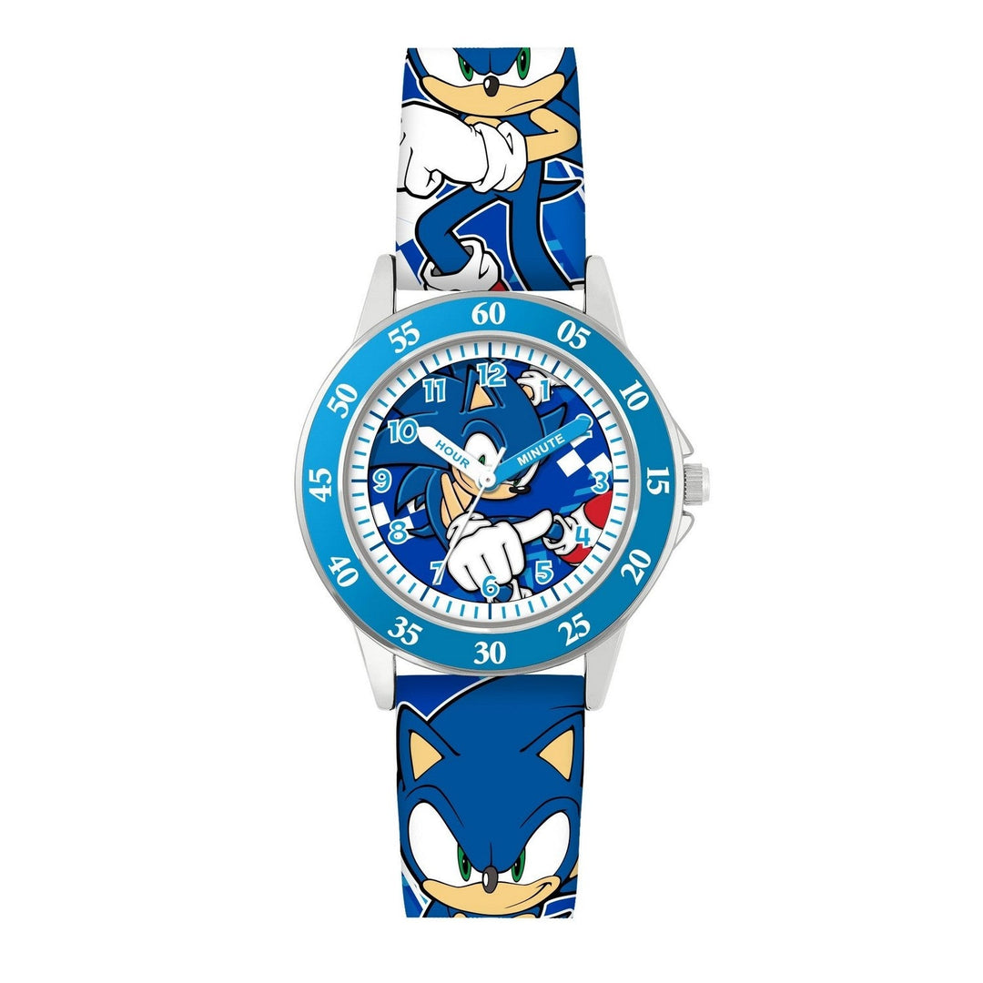 Kids Film And Cartoon Sonic Time Teacher Turquoise Watch SNC9057M