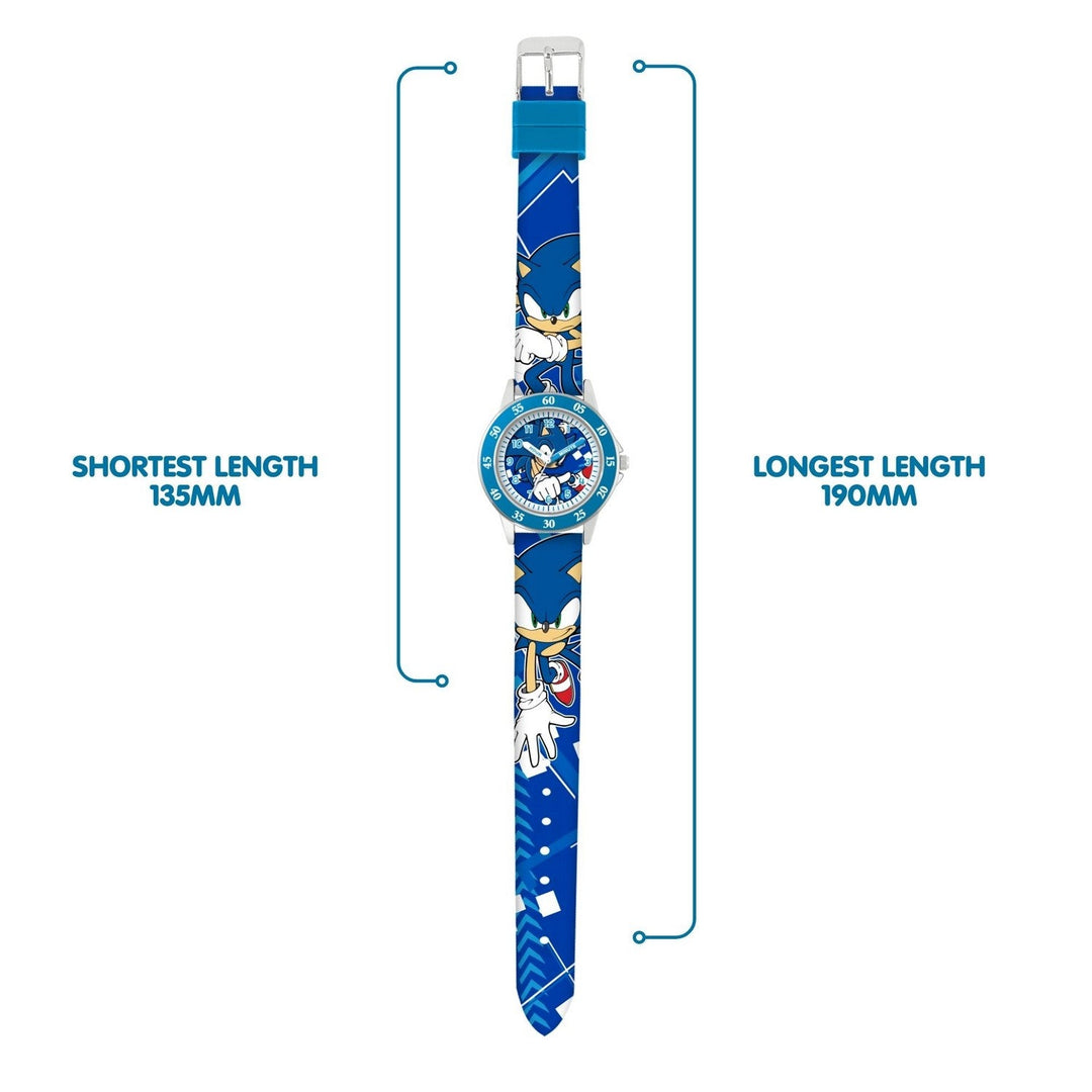 Kids Film And Cartoon Sonic Time Teacher Turquoise Watch SNC9057M