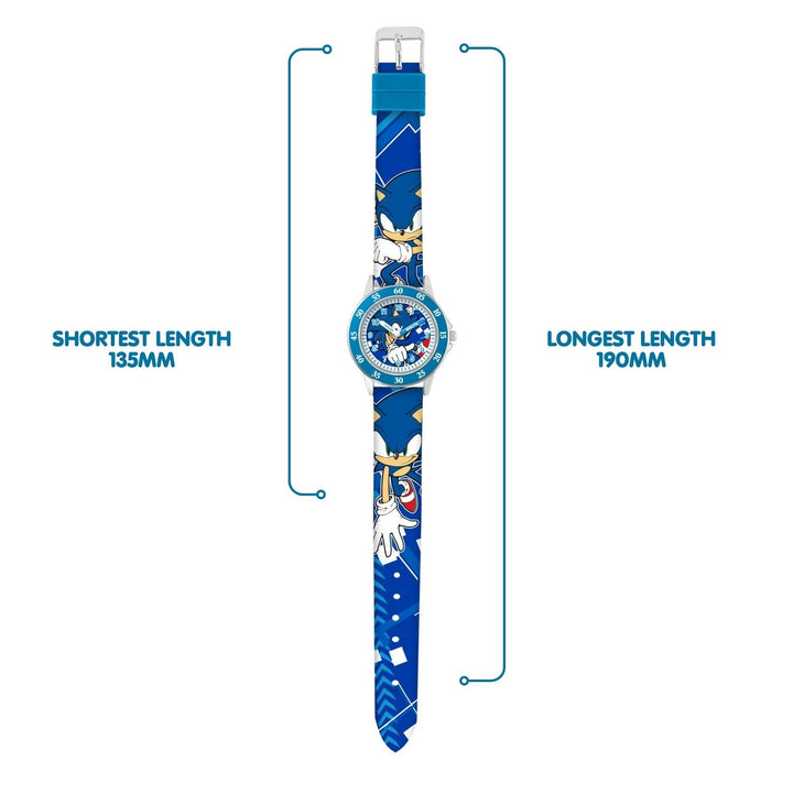 Kids Film And Cartoon Sonic Time Teacher Turquoise Watch SNC9057M