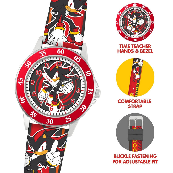 Sonic Shadow Time Teacher Red Watch SNC9060M