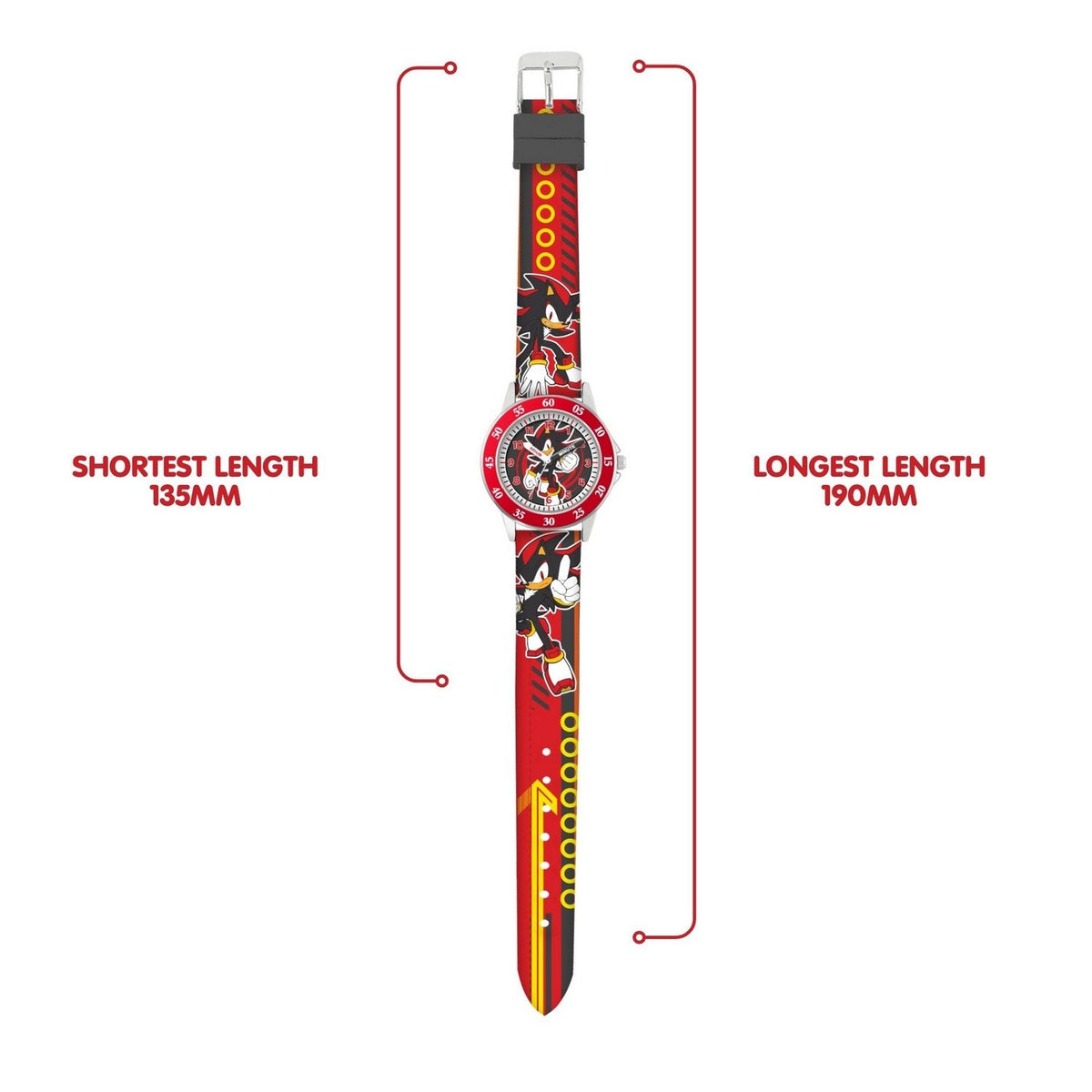 Sonic Shadow Time Teacher Red Watch SNC9060M