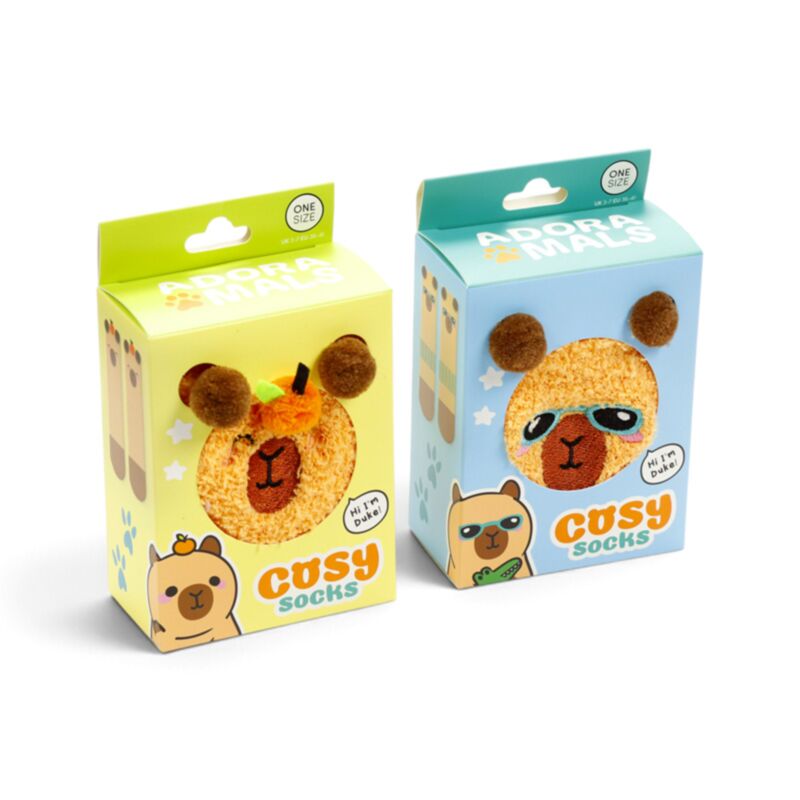 Capybara Fluffy Cosy Socks SOCK05