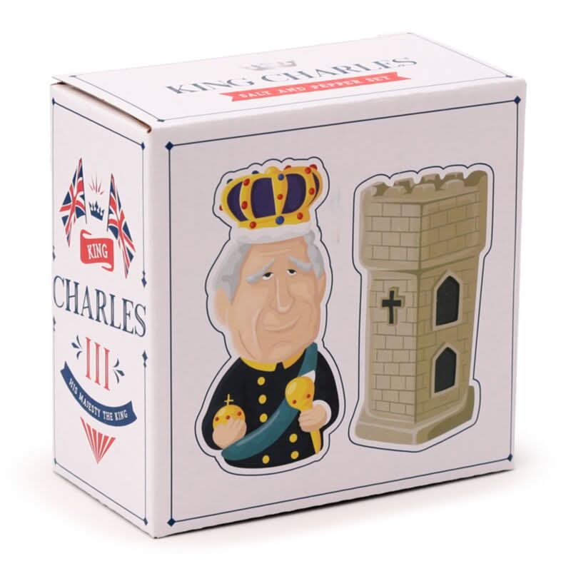 King Charles III Salt & Pepper Set SP101