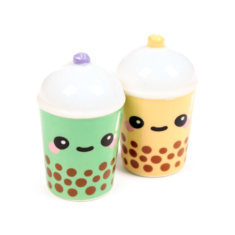 Boba & Matcha Bubble Tea Foodiemals Ceramic Salt & Pepper Set SP112