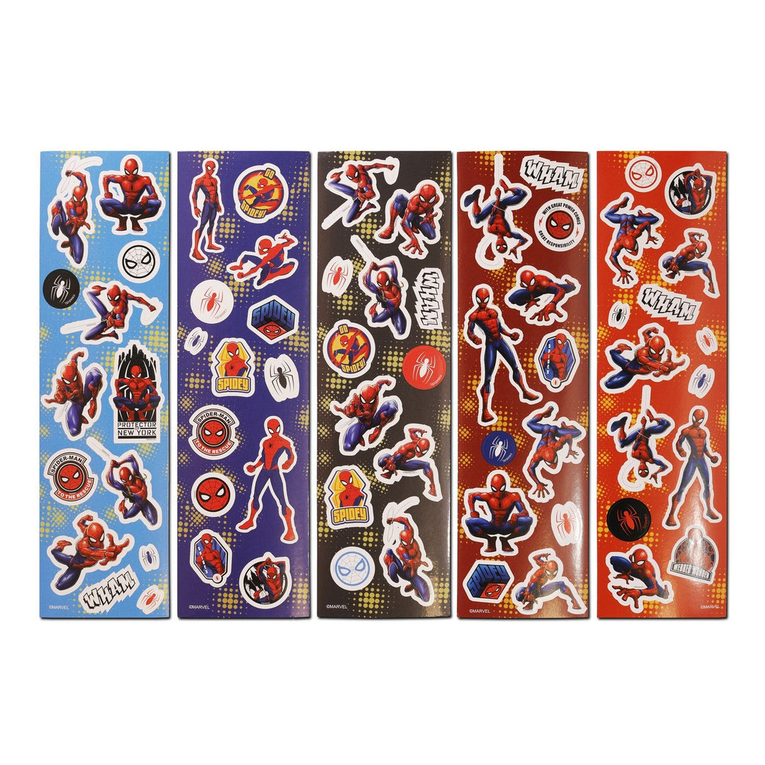 Marvel 5 Pcs Stickers Spiderman Red Set SP50023