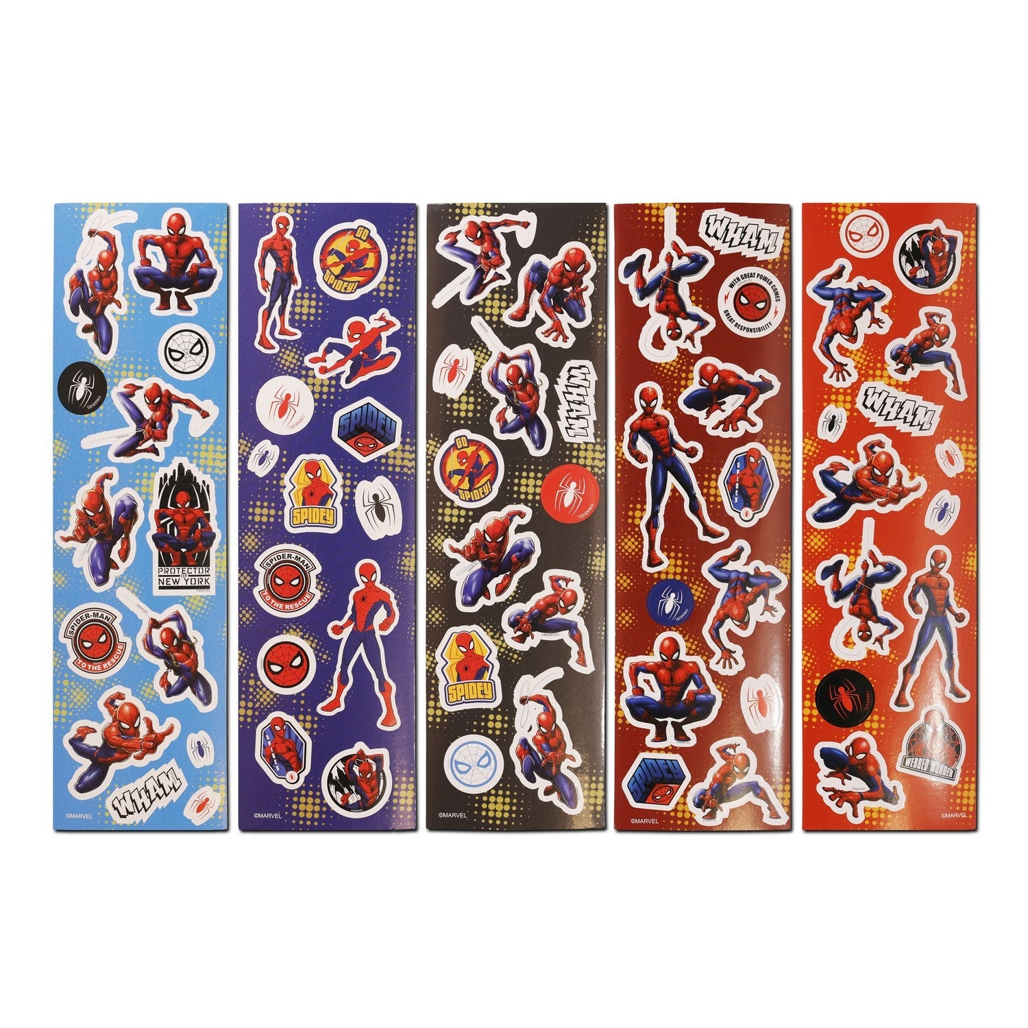 Marvel 5 Pcs Stickers Spiderman Red Set SP50023