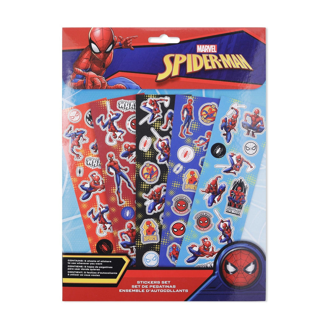 Marvel 5 Pcs Stickers Spiderman Red Set SP50023