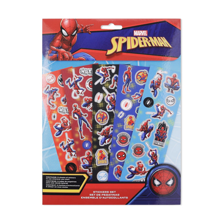 Marvel 5 Pcs Stickers Spiderman Red Set SP50023