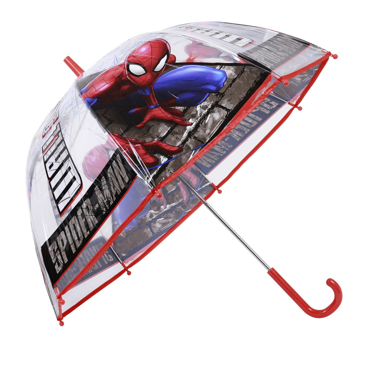 Marvel Transparent Bell Umbrella 19" Manual Spiderman SP50024