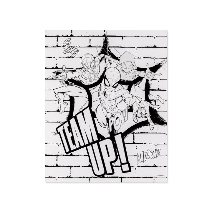 Marvel 12 Pcs Colour By Numbers Activity Spiderman Set SP50043