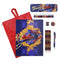 Marvel 12 Piece Bumper Stationery Set In Reusable Spiderman Pink Bag SP50059