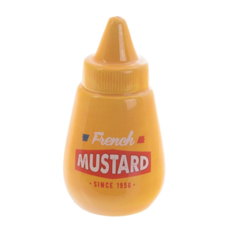 Sausage Dog in a Bun & Mustard Fast Food Ceramic Salt & Pepper Set SP60