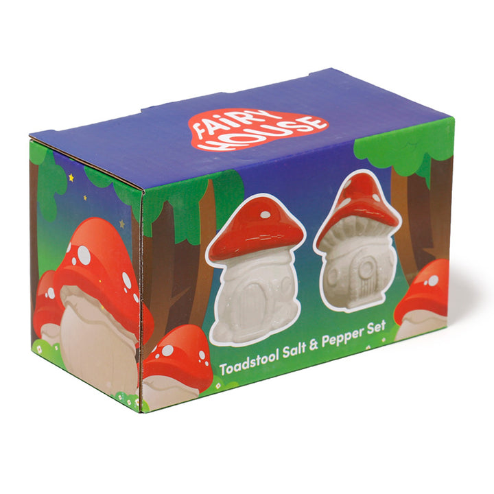 Fairy Toadstool House Ceramic Salt & Pepper Set SP95