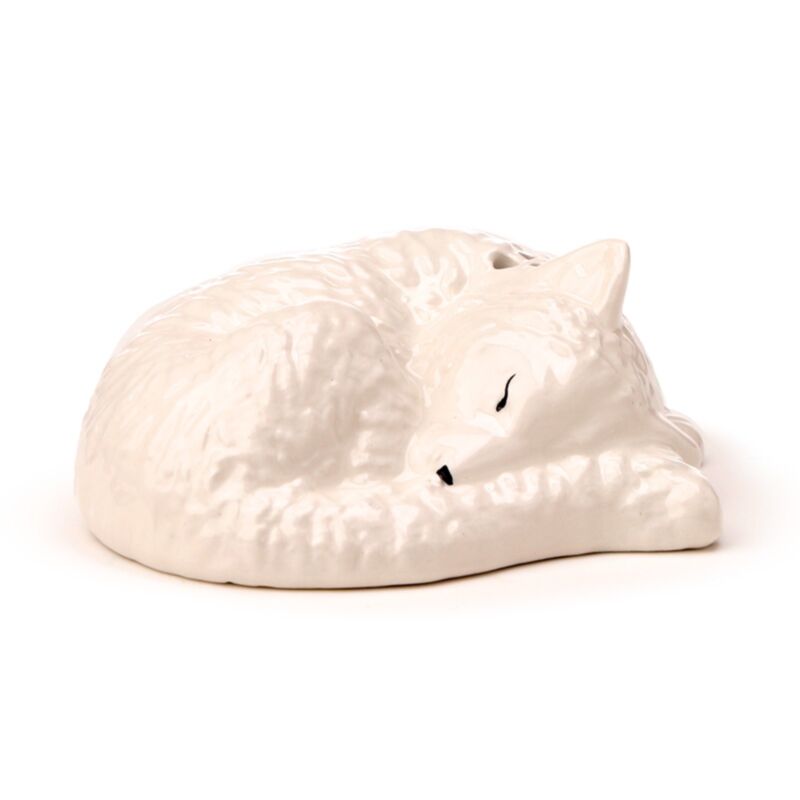 White Wolf Ceramic Salt & Pepper Set SP98