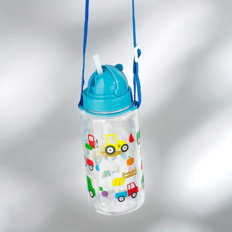 450ml Children's Shatterproof Water Bottle Little Tractors SPBOT02