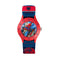 Marvel Spider-Man Fabric Strap Time Teacher Textile Pink Watch SPD3495ARG