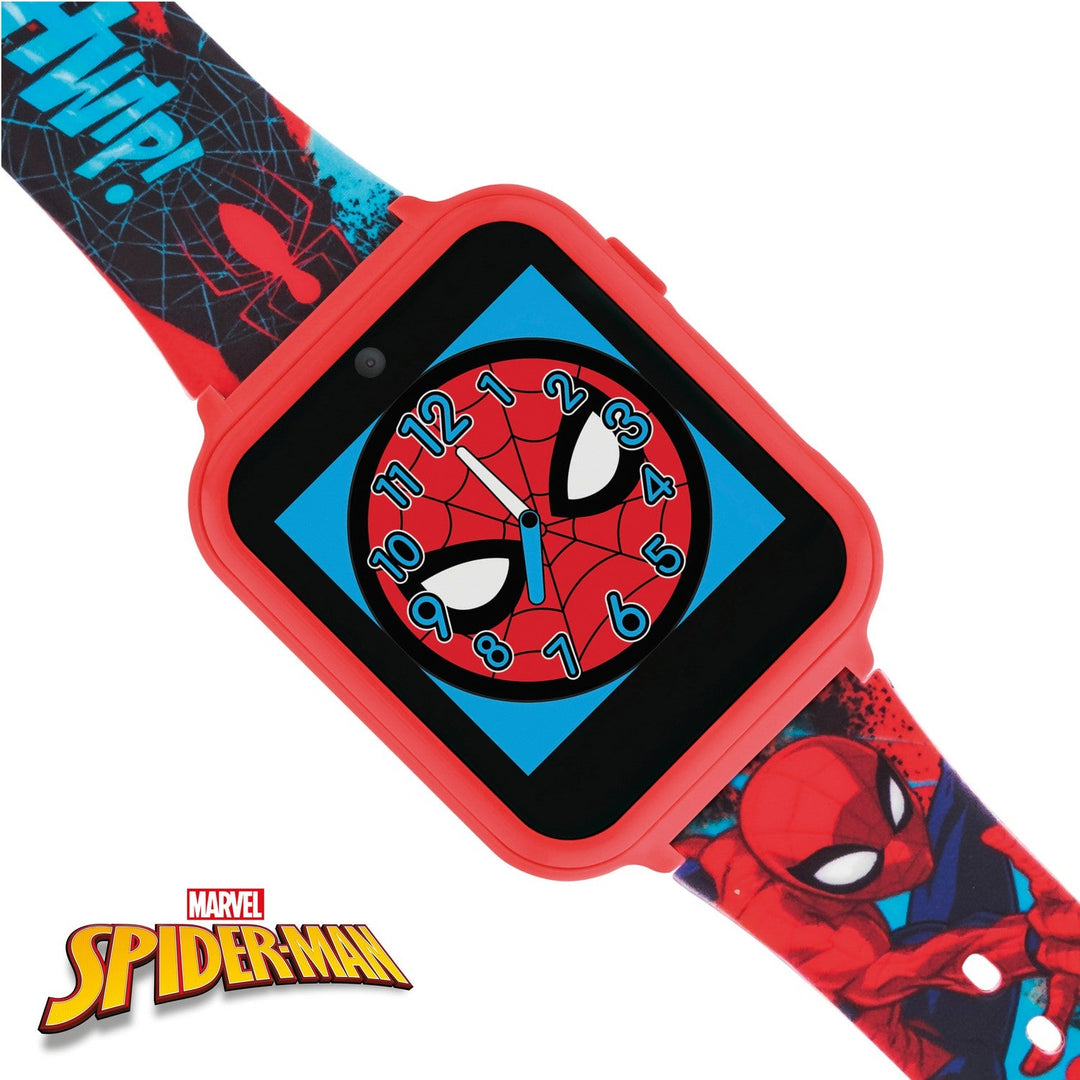 Marvel Spiderman Printed Strap Interactive Red Watch SPD4588ARG