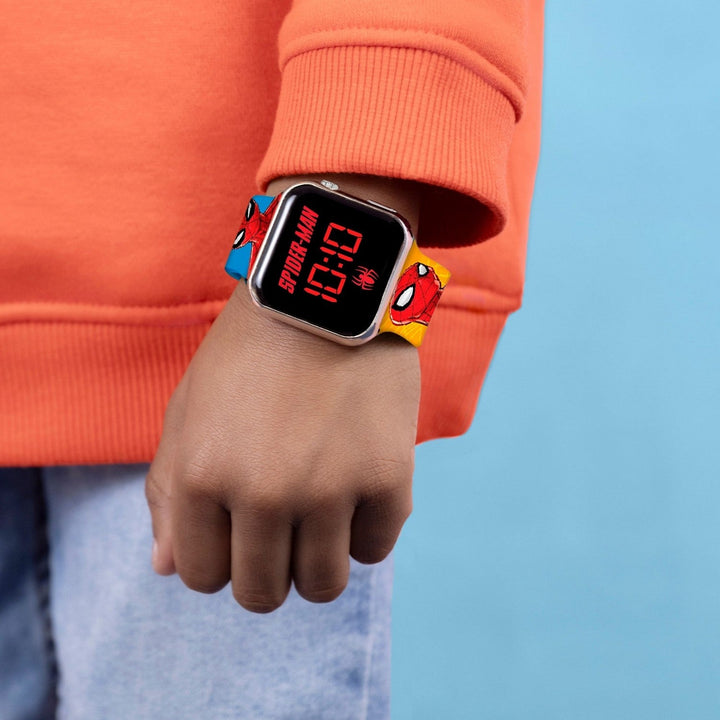 Marvel Spiderman Led Red Watch SPD4903