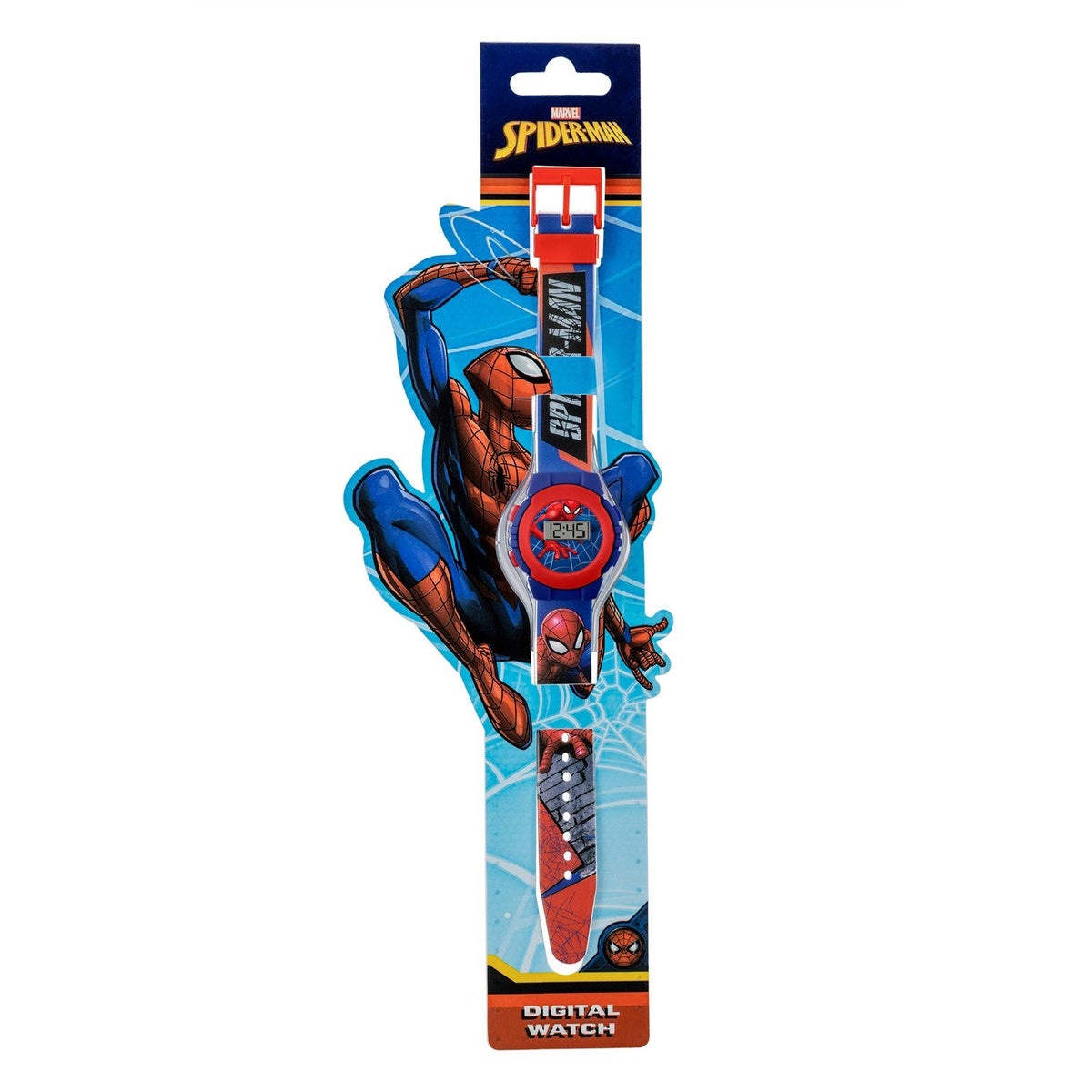 Marvel Spiderman Printed Digital Pink Watch SPD4972
