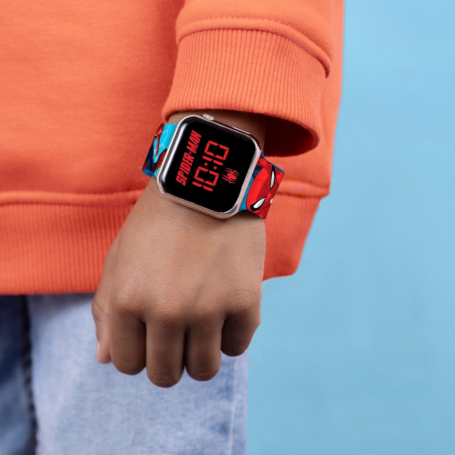 Marvel Spiderman Led Red Watch SPD4987