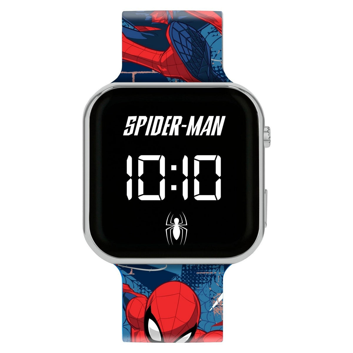 Marvel Spiderman Printed Led Watch SPD7101