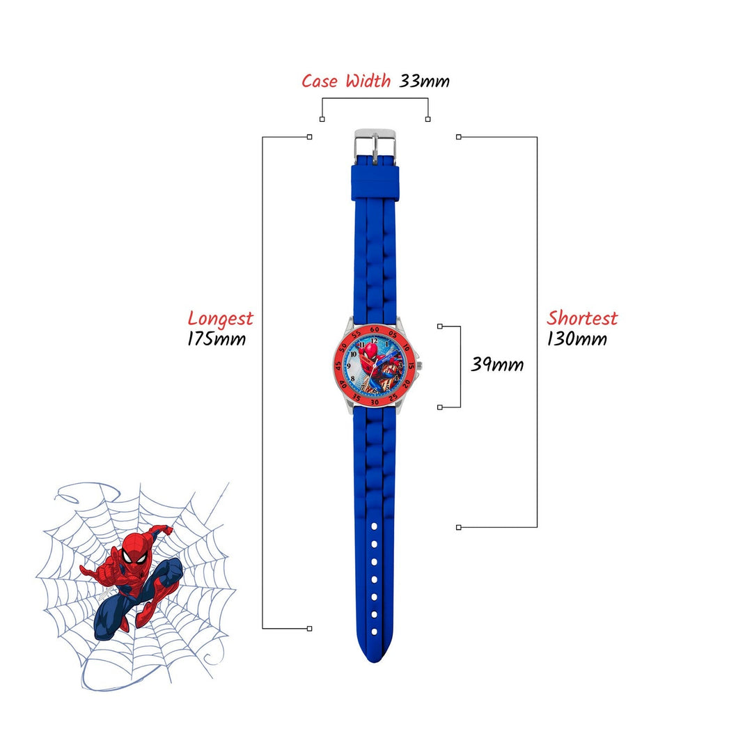 Marvel Spider-Man Blue Time Teacher Watch SPD9048