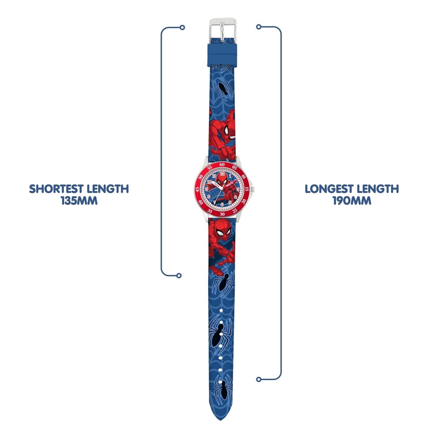 Marvel Spiderman Time Teacher Red Watch SPD9095