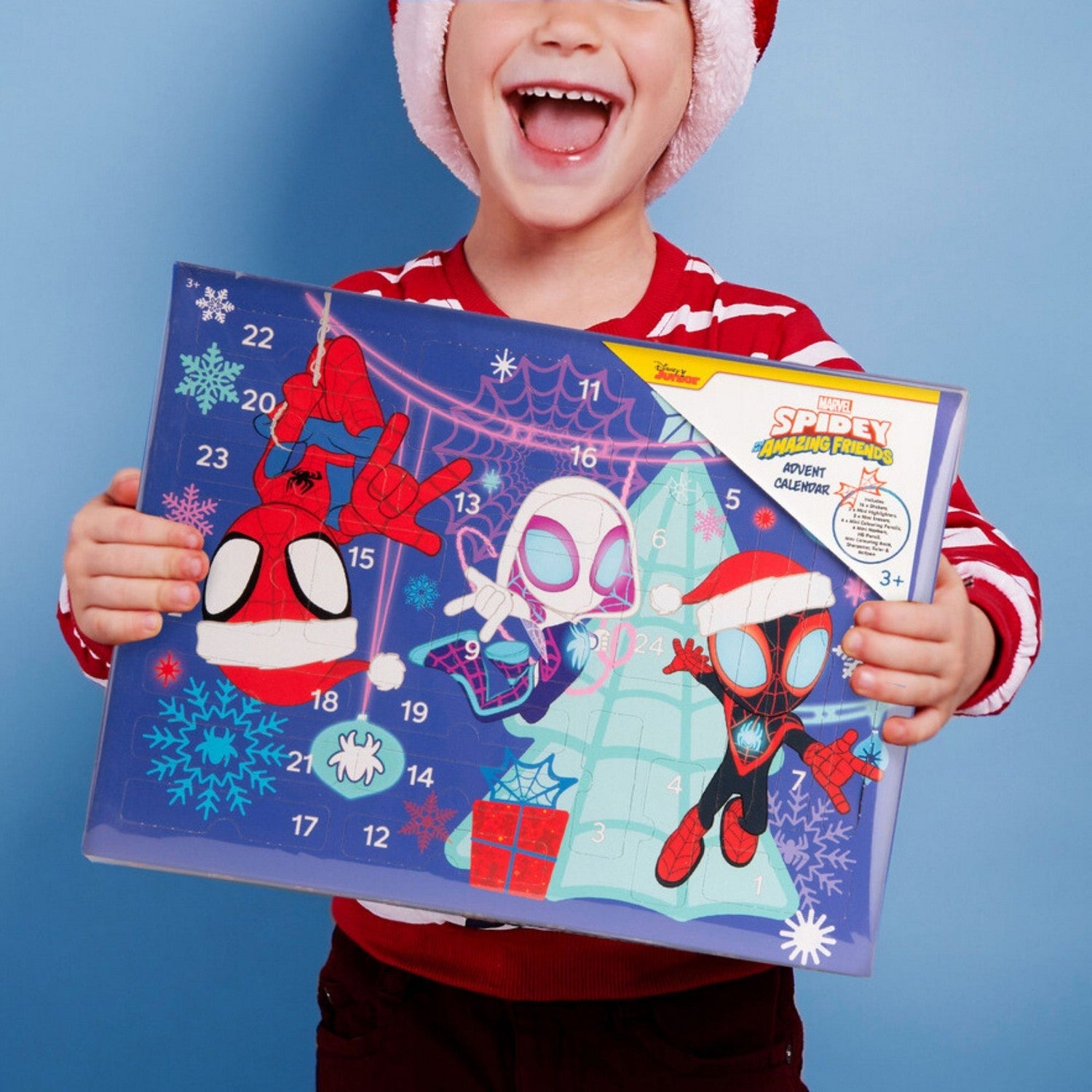 Marvel 24 Door, 38 Pcs Stationary Advent Calendar Spidey And Friends SPF24-6807