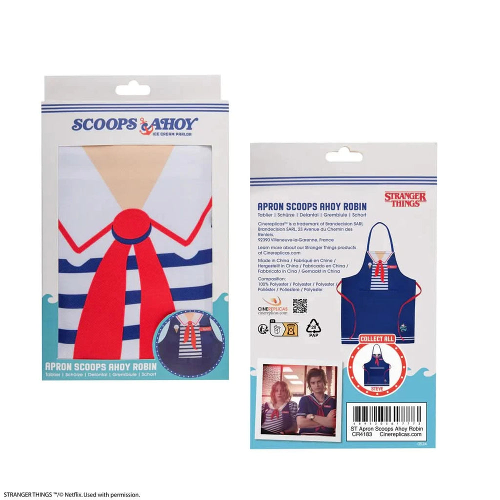 Stranger Things Scoops Ahoy Robin Apron CR4183
