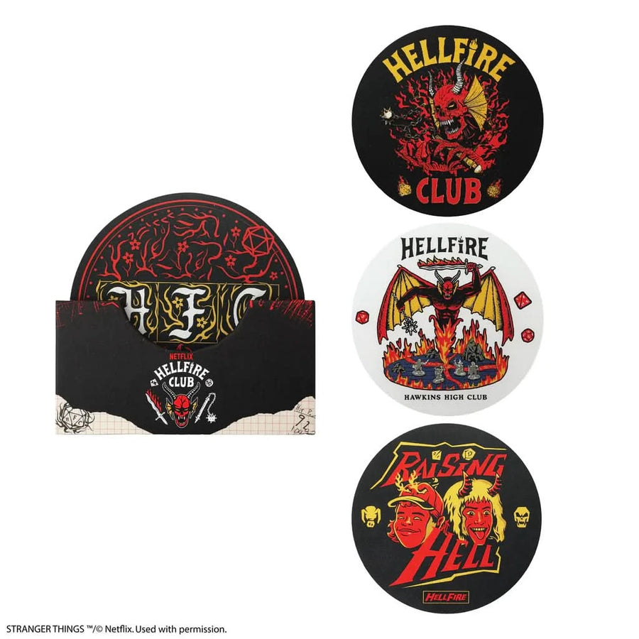 Set Of 4 Hellfire Club Coasters CR4181