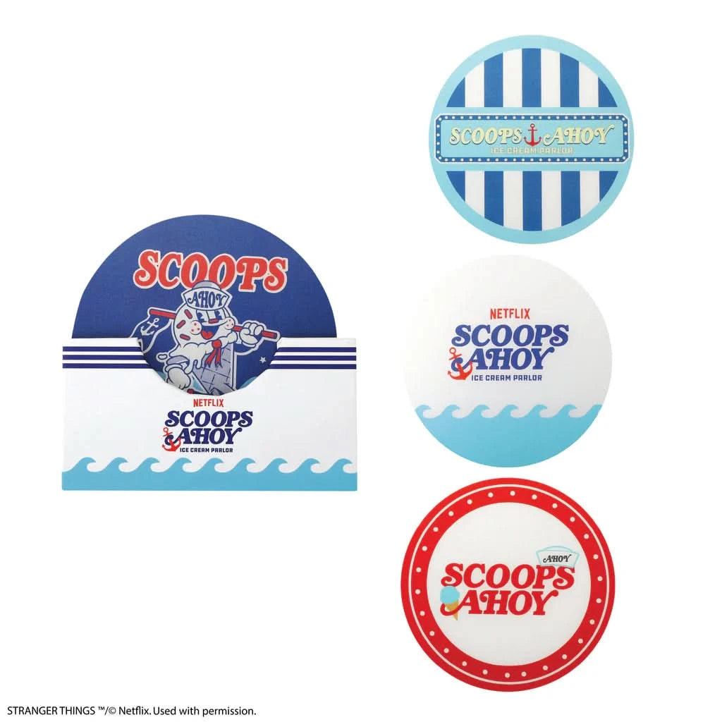 Set Of 4 Scoops Ahoy Coasters CR4180