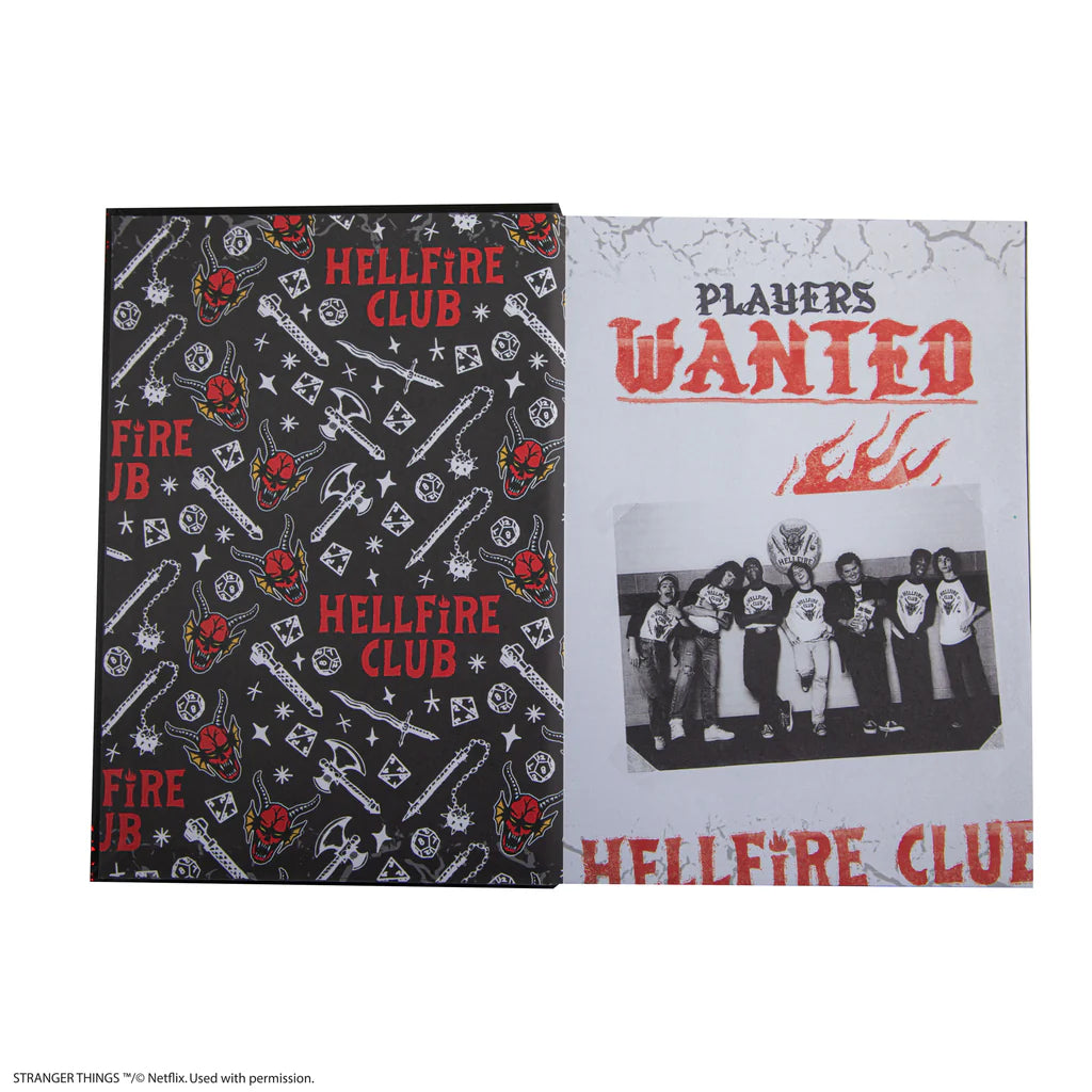 Stranger Things Hardcover Notebook Hellfire Club CR5183