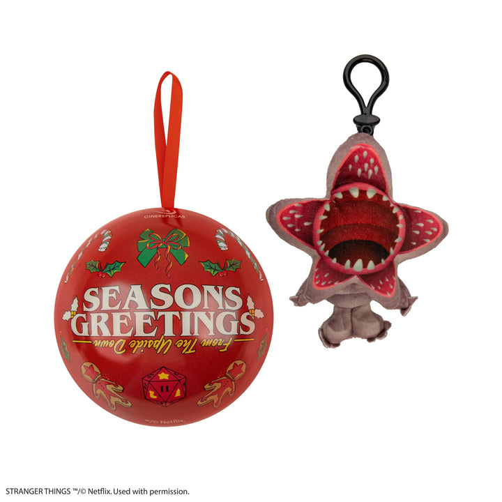 Stranger Things Holiday Capsule with Keyring Plush Demogorgon CR2786