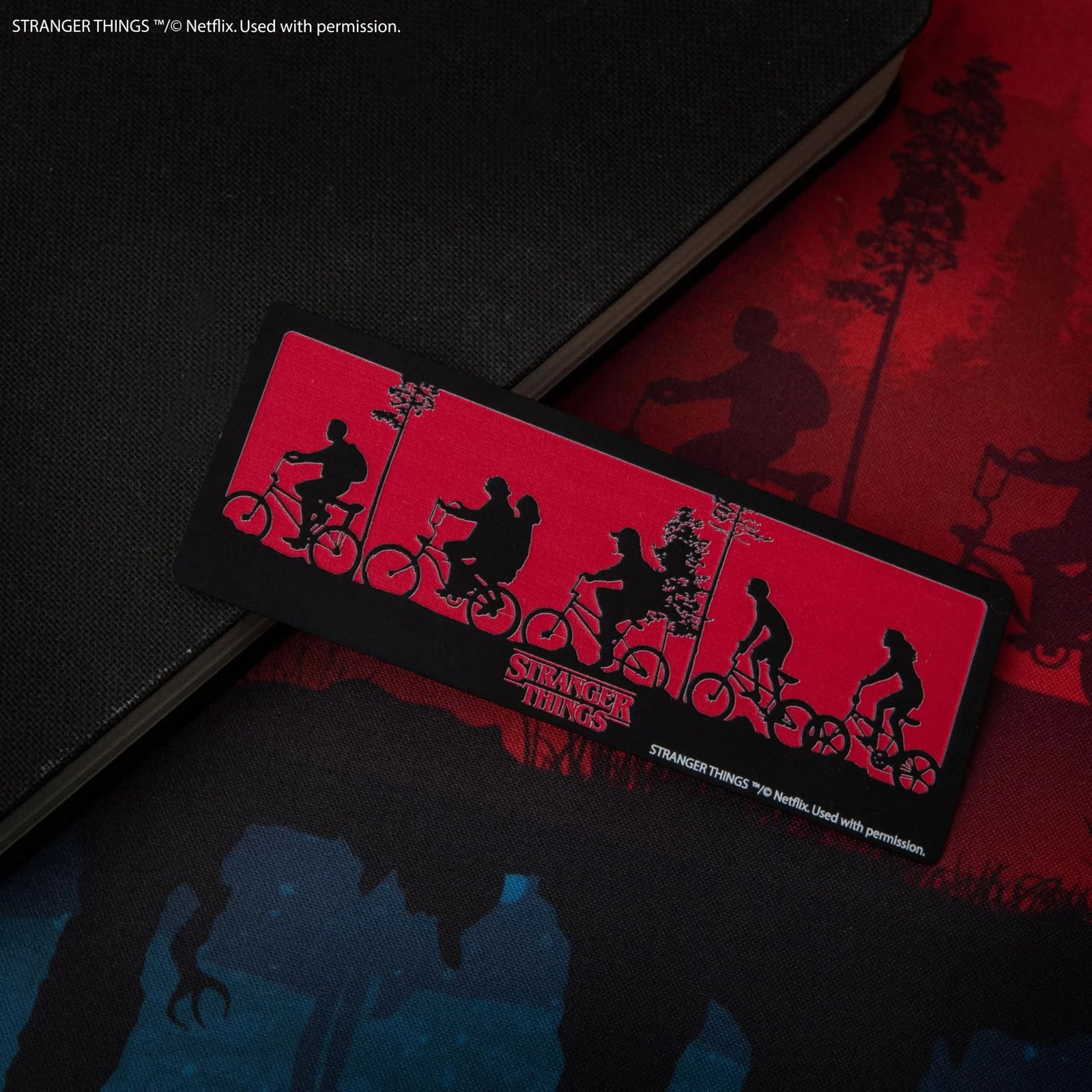 Stranger Things Silhouette Metal Bookmark CR5381