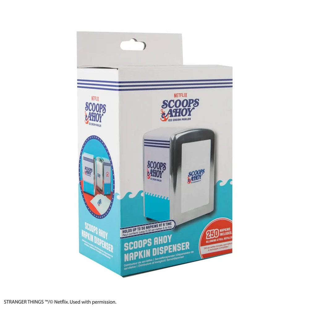 Stranger Things Scoops Ahoy Napkin Dispenser Set CR4281