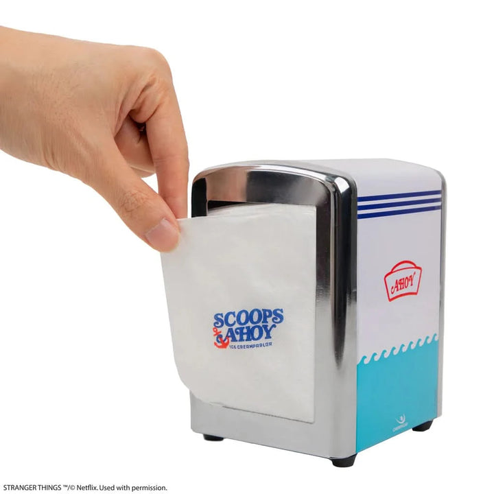 Stranger Things Scoops Ahoy Napkin Dispenser Set CR4281